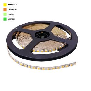 Fita LED Flexível 6mm (Bobine 5m) - Amarelo / Laranja / Limão / Verde