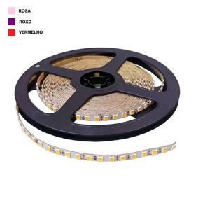 Fita LED Flexível 6mm (Bobine 5m) - Rosa / Roxo / Vermelho
